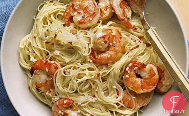 Cheveux d'Ange aux Crevettes Épicées