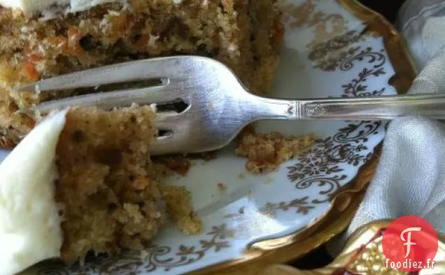 Recette De Gâteau Aux Carottes De Sally Avec Glaçage Au Fromage À la Crème