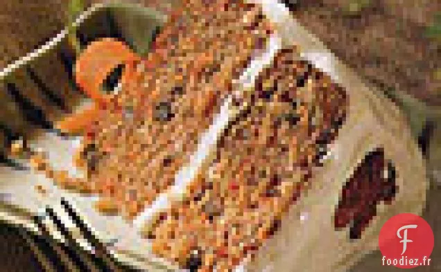 Gâteau aux Carottes avec Glaçage au Fromage à la Crème à l'Érable