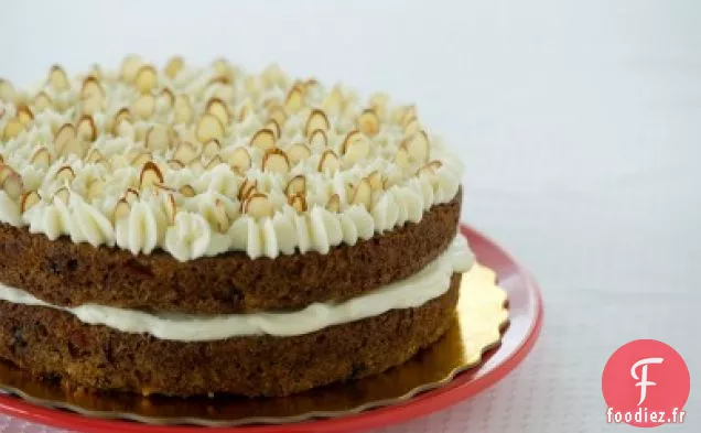 Gâteau Aux Carottes Avec Glaçage Au Fromage À La Crème