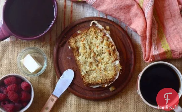 Pain aux Carottes avec Glaçage au Fromage à la Crème