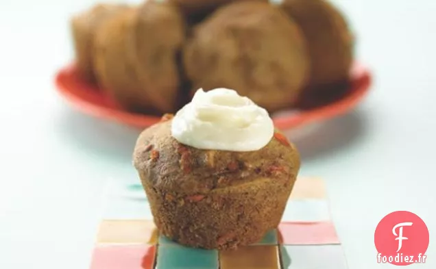 Muffins au Gâteau aux Carottes