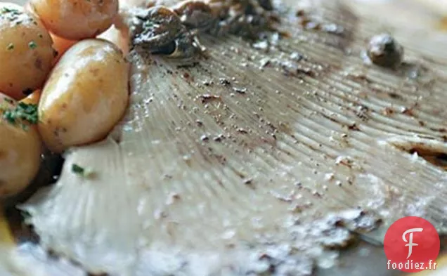 Aile De Raie Au Beurre Brun Et Câpres