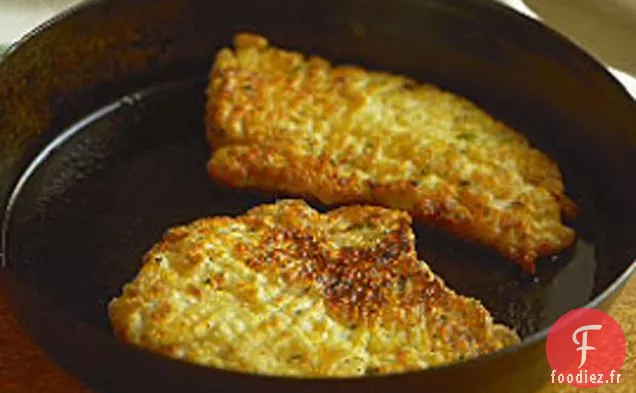 Ailes de raie frites à la semoule de maïs