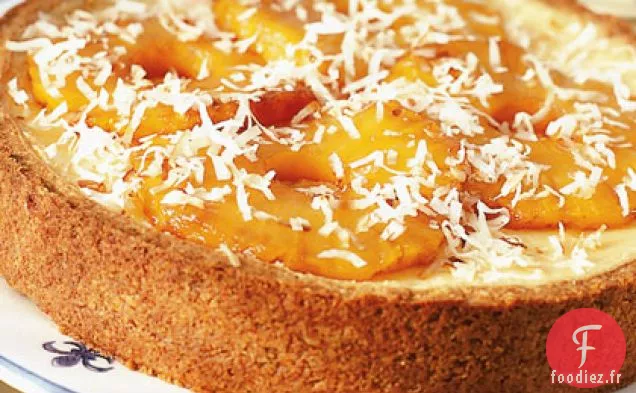Gâteau au Fromage à l'Ananas et Sauce Haupia