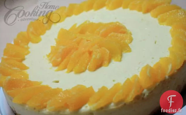 Gâteau au Fromage à l'Orange