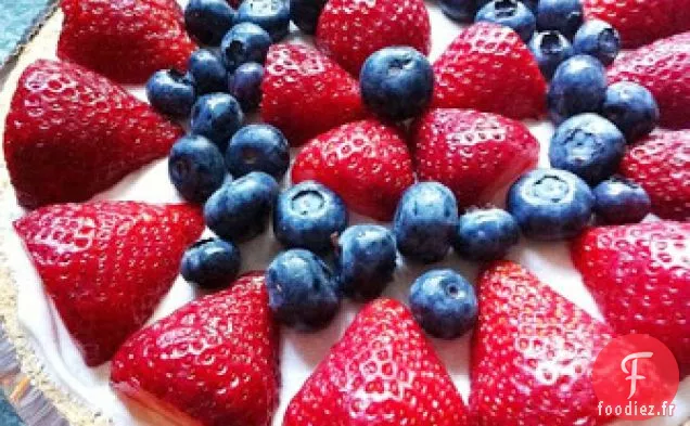 Gâteau au Fromage Maigre aux Fraises