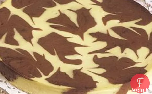 Gâteau au Fromage Tourbillonné Au Chocolat