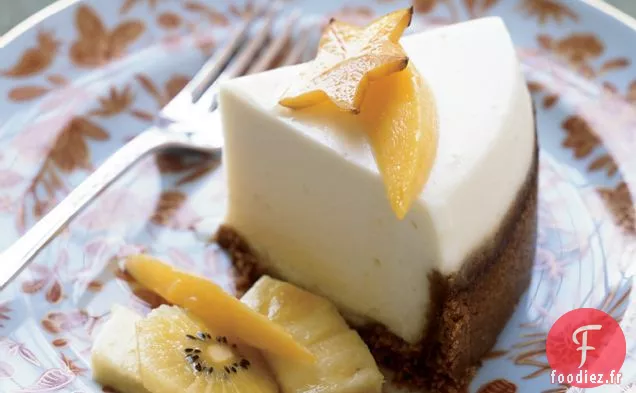 Gâteau au Fromage à la Crème Sure à la Mijoteuse