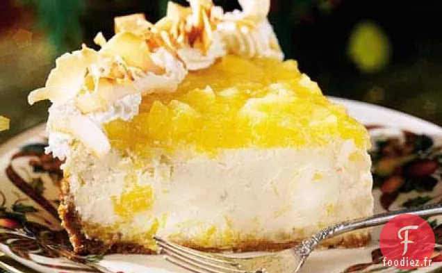 Gâteau au Fromage Piña Colada Festif