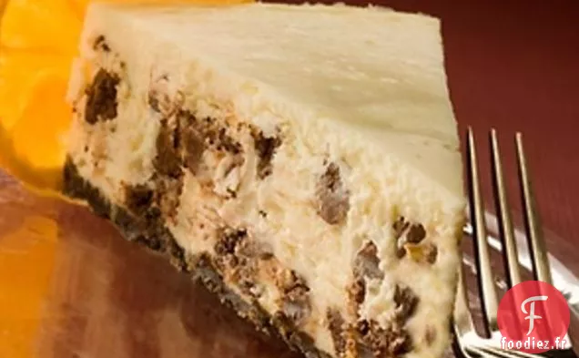 Gâteau au Fromage à la Brume Orange aux Pépites De Chocolat Sans Sucre