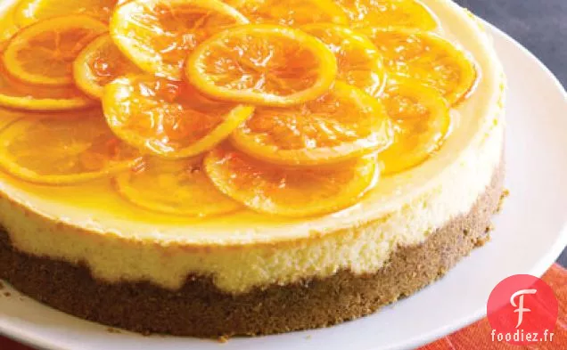 Gâteau au Fromage Ruban Orange