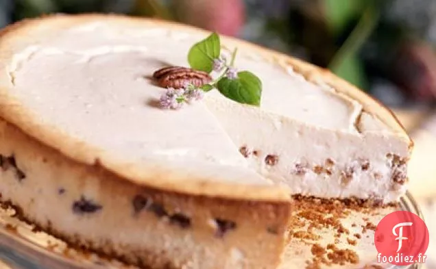 Gâteau au Fromage à l'Érable et aux Pacanes