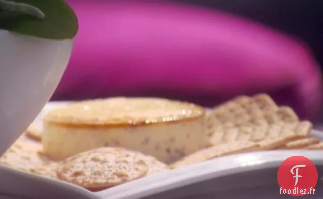 Gâteau au Fromage Doux au Basilic