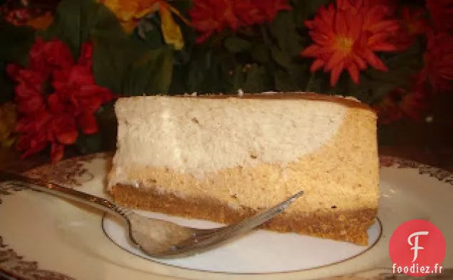Gâteau au Fromage aux Épices et au Caramel à la Citrouille
