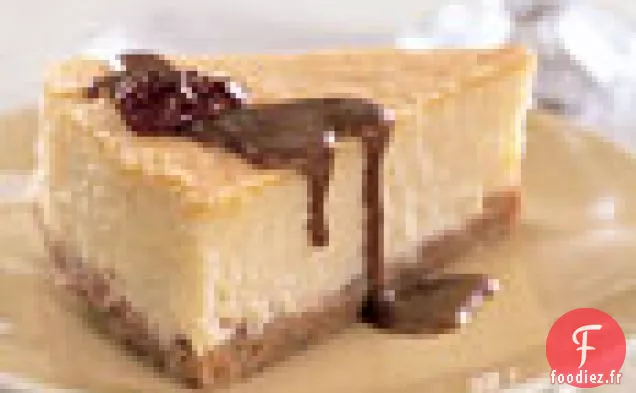 Gâteau au Fromage au Mascarpone aux Pacanes Confites et Sauce au Dulce de Leche
