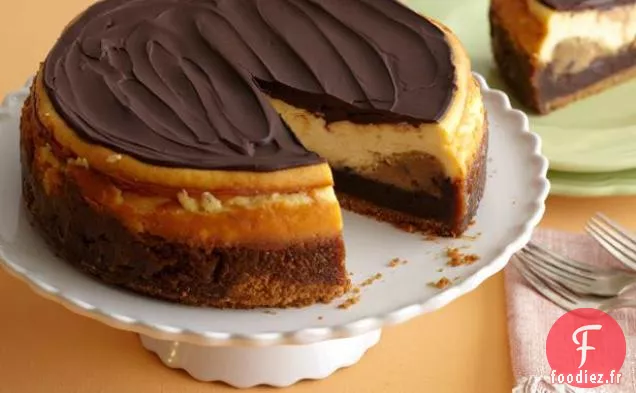 Gâteau au Fromage Explosion au Chocolat