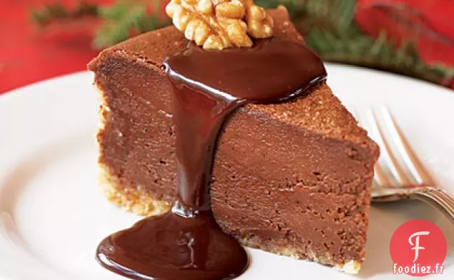 Gâteau au Fromage Fudge Chaud
