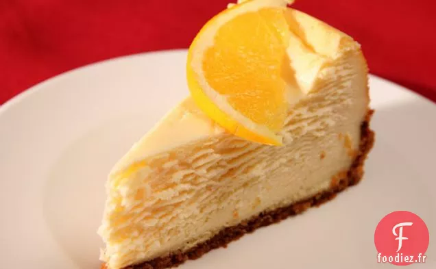Gâteau au Fromage New-Yorkais à l'Orange