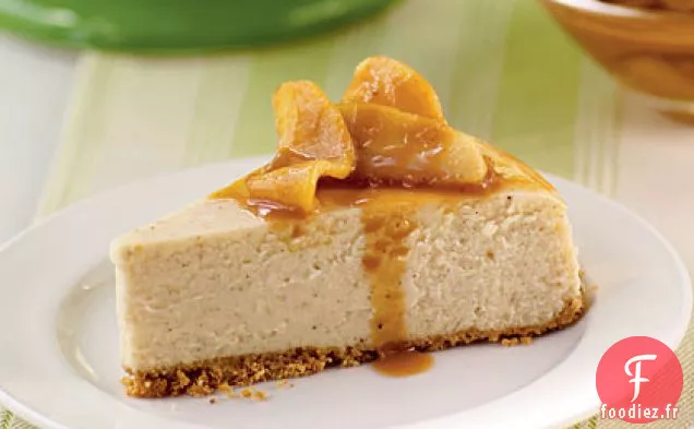 Gâteau au Fromage Caramel-Pomme