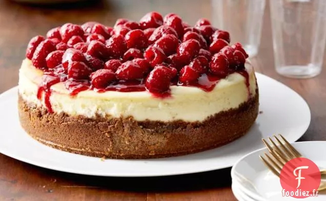 Gâteau au Fromage aux Framboises