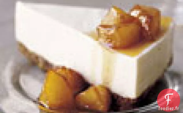 Gâteau au Fromage au Mascarpone et Compote de Coings