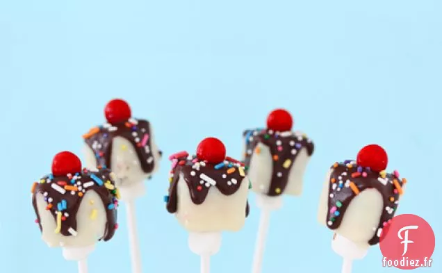 Pops de Gâteau au Fromage Funfetti