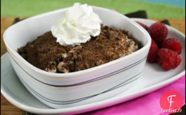 Gâteau au fromage Pb au Chocolat à l'envers