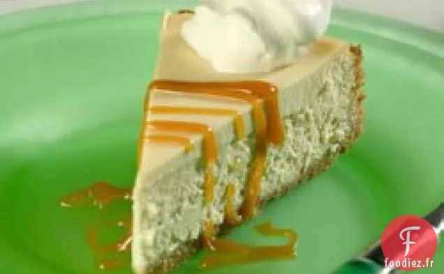 Gâteau au Fromage Macchiato au Caramel