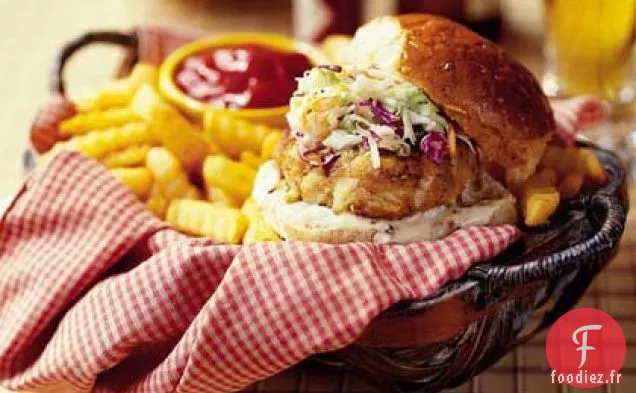 Sandwichs au Gâteau au Crabe