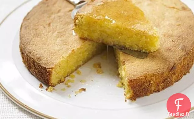 Gâteau De Polenta Au Citron Et Sirop De Limoncello