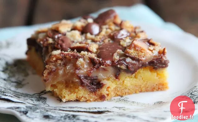 Barres à Gâteau Tagalong aux Biscuits Girl Scout