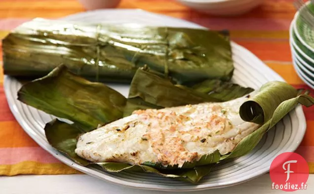 Vivaneau Rouge Grillé avec Sauce au Poivron Rouge Rôti