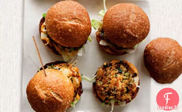 Curseurs de Gâteau au Crabe avec Mayo épicée