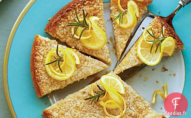 Gâteau au Café au Citron et au Romarin