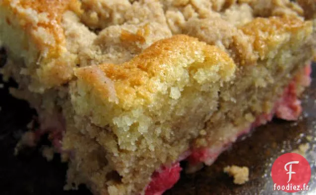 Gâteau au Café à la Rhubarbe
