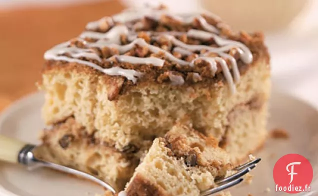 Gâteau au Café Streusel à la Cannelle et aux Pacanes