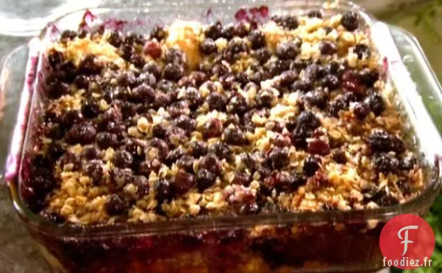 Gâteau au Café aux Myrtilles de Pays Marches en Granit