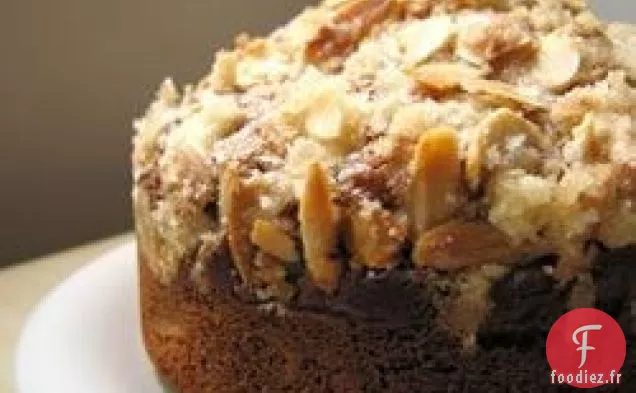 Gâteau au Café aux Amandes Et à la Rhubarbe