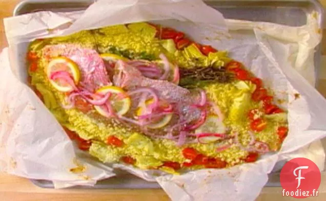 Vivaneau Rouge en Papillote