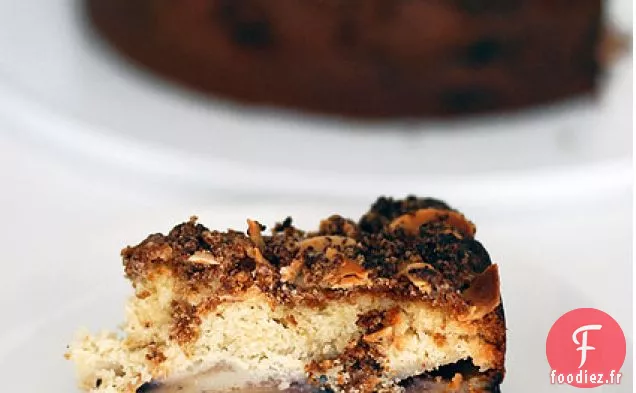 Gâteau au Café Aux Pêches au Babeurre
