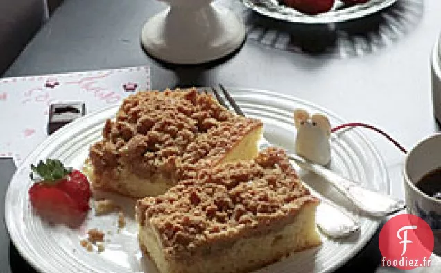 Gâteau Au Café À La Crème Sure Avec Streusel à la Cassonade