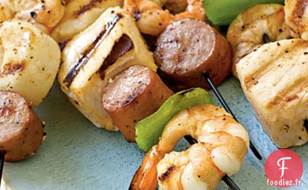 Brochettes de Fruits de Mer