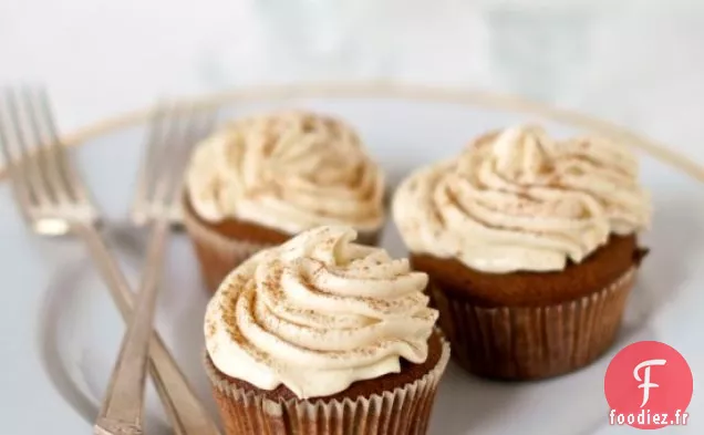 Recette De Cupcake Au Pain D'Épice Avec Glaçage Au Fromage À La Crème À L'Érable