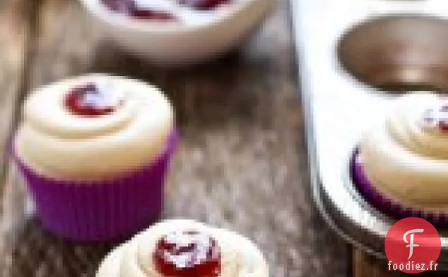 Cupcakes Au Beurre D'Arachide Et À La Gelée