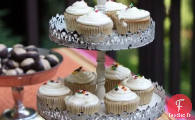 Cupcakes À L'Érable Avec Glaçage Au Fromage À La Crème À L'Érable