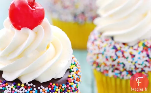 Cupcakes Fendus à la Banane