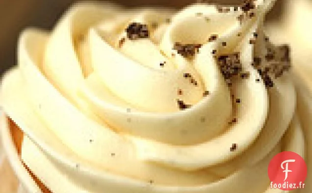 3 Cupcakes À La Vanille Et Au Sel De Mer Vanillé