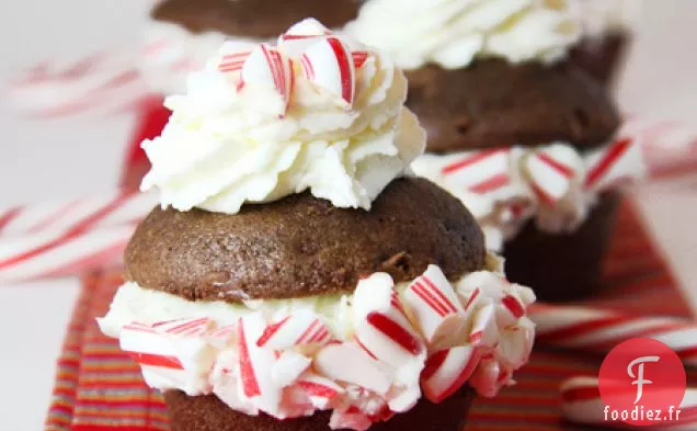 Cupcakes Au Chocolat Et à la Menthe Poivrée