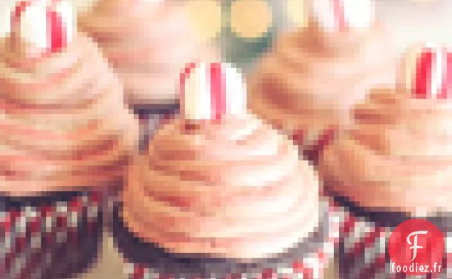 Cupcakes en Velours Rouge Avec Fromage à la crème